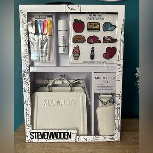 Steve Madden Evelyn Color Your Own Bag Set Customizable, New In Box
